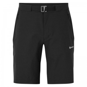 Black Men's Montane Dynamic Lite Shorts | HRS1166MS