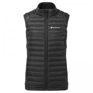 Black Women's Montane Featherlite Down Vest | BBZ7648CT