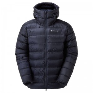 Dark Blue Men's Montane Anti-Freeze XT Hooded Down Jackets | OPY2437NZ