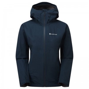 Dark Blue Women's Montane Spirit Lite Waterproof Jackets | DMA8796OE