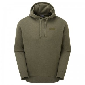 Dark Green Men's Montane Mono Logo Hoodie | WXZ2361UR