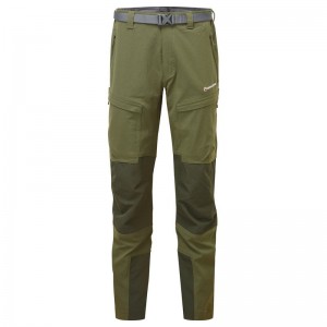 Dark Green Men's Montane Super Terra Pants | IAT3476NE