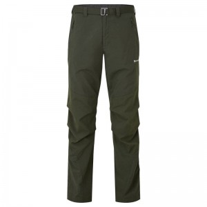 Dark Green Men's Montane Terra Pants | VBR7297LZ