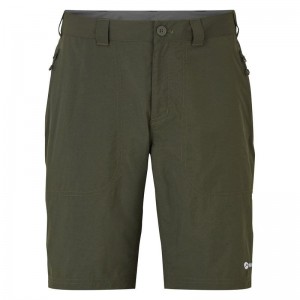 Dark Green Men's Montane Terra Shorts | SVN4053PW