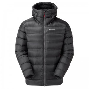 Dark Grey Men's Montane Anti-Freeze XT Hooded Down Jackets | XDX9316LW