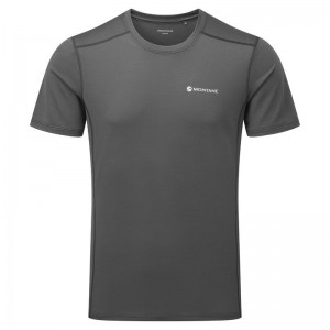 Dark Grey Men's Montane Dart Lite T Shirts | WQS6655EA