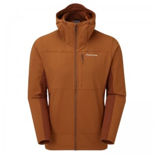 Dark Orange Men's Montane Krypton Softshell Jackets | PJI9515IC