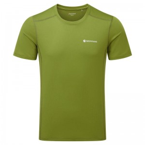 Green Men's Montane Dart Lite T Shirts | CDT626VC