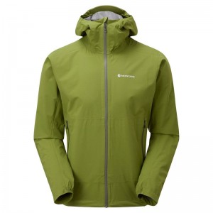 Green Men's Montane Minimus Lite Waterproof Jackets | EAT6997YG