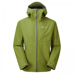 Green Men's Montane Spirit Lite Waterproof Jackets | JIW1122CQ