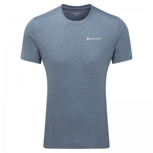 Grey Blue Men's Montane Dart T Shirts | ZRN3790WN