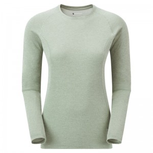 Grey Green Women's Montane Dart Long Sleeve T Shirts | KNO7851TB