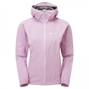 Grey Purple Women's Montane Minimus Lite Waterproof Jackets | LLJ5914LR