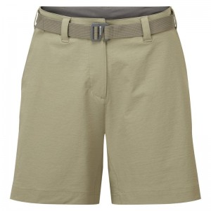 Khaki Women's Montane Terra Stretch Lite Shorts | MJY8484EZ