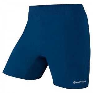 Navy Blue Men's Montane Dragon 7" Shorts | QQQ234OI