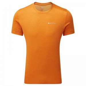 Orange Men's Montane Dart T Shirts | GNG2657RT