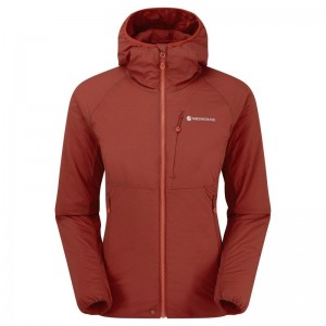 Orange Red Women's Montane Fireball Softshell Jackets | WTT8491KZ