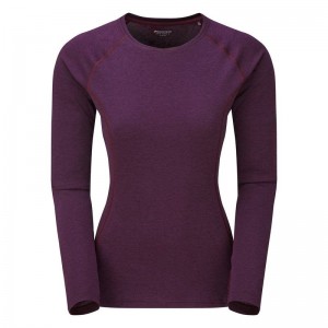 Purple Women's Montane Dart Long Sleeve T Shirts | DKA8210BN