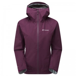 Purple Women's Montane Spirit Waterproof Jackets | TIF3485EQ