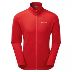 Red Men's Montane Protium Fleece Jackets | LLE165HW