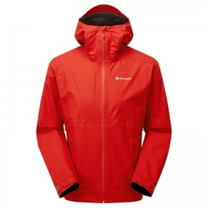 Red Men's Montane Spirit Lite Waterproof Jackets | YUZ9285GV