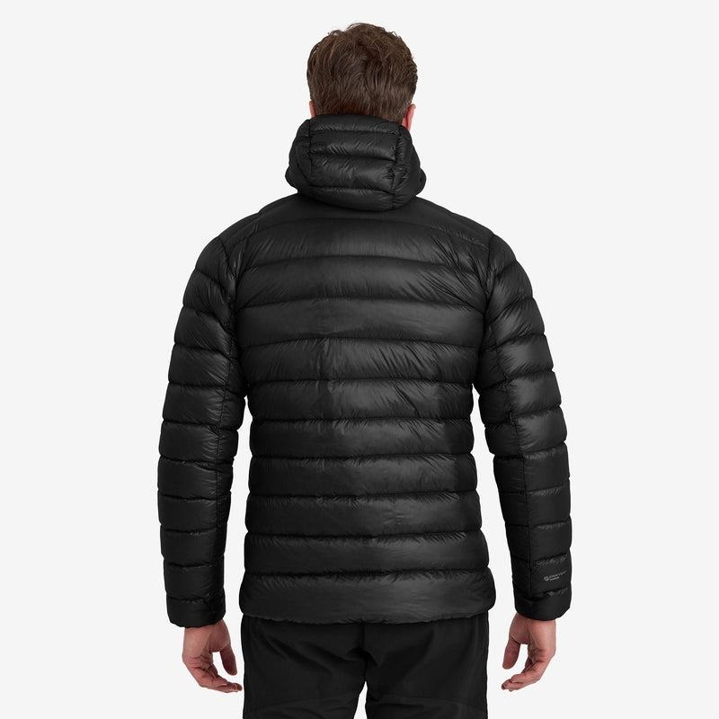 Black Men's Montane Alpine 850 Lite Hooded Down Jackets | PAT3342VG