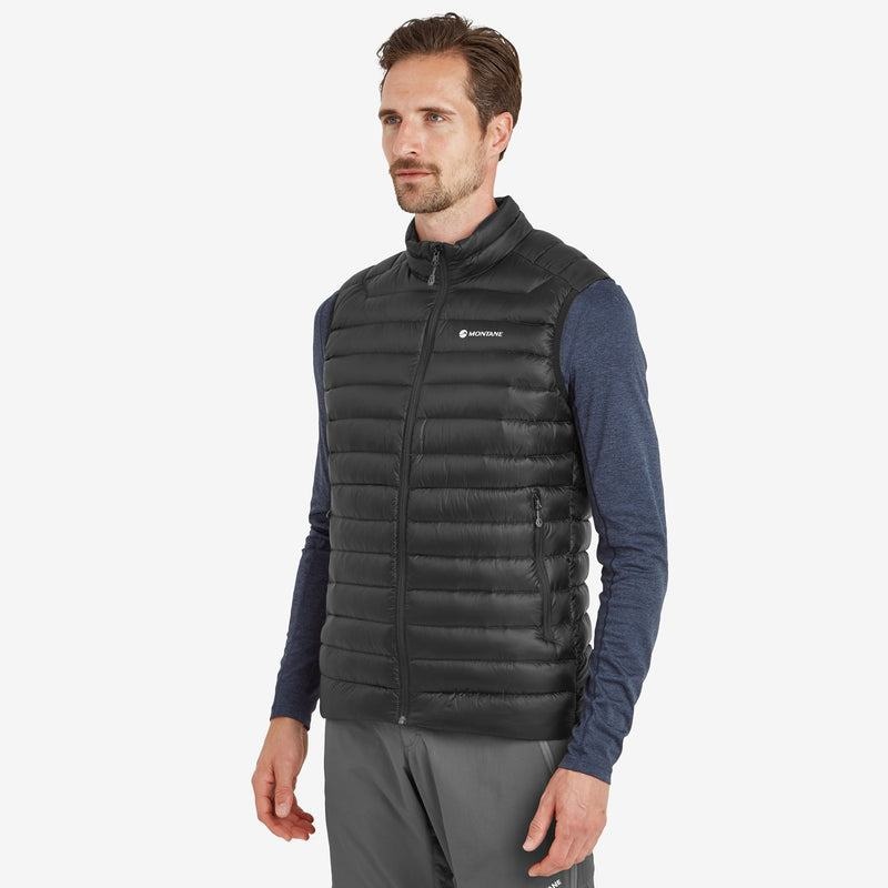 Black Men's Montane Anti-Freeze Down Vest | XBO1464AV