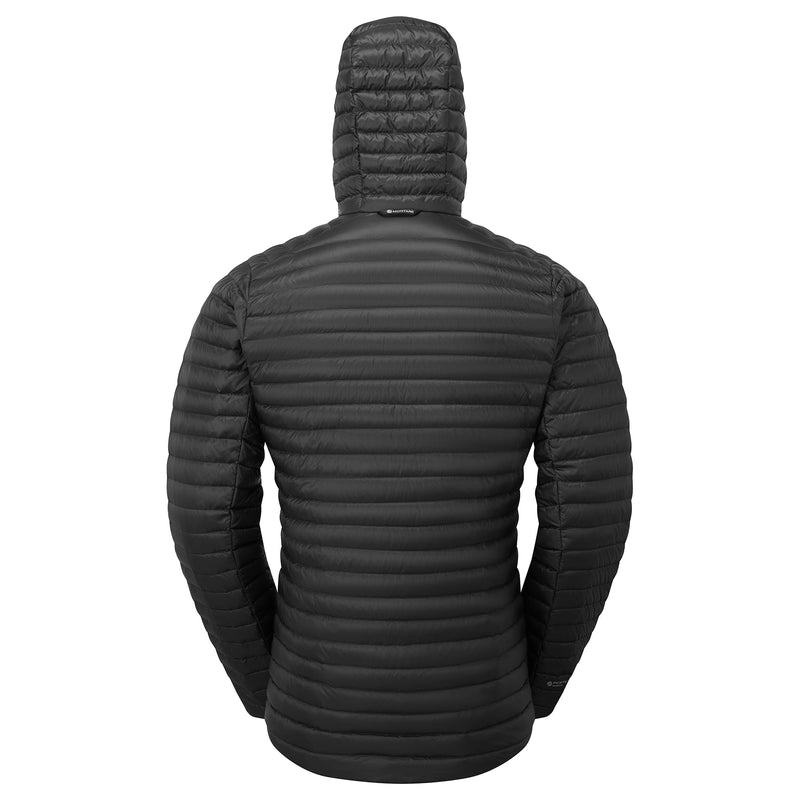 Black Men's Montane Anti-Freeze Lite Hooded Down Jackets | FHR311IA