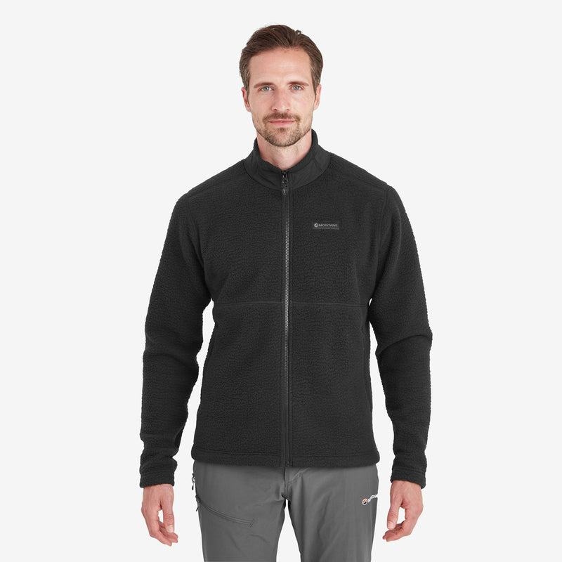 Black Men's Montane Chonos Fleece Jackets | ICS6562DQ