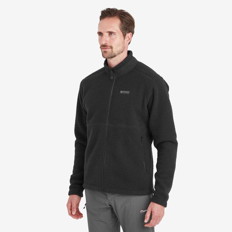 Black Men's Montane Chonos Fleece Jackets | ICS6562DQ