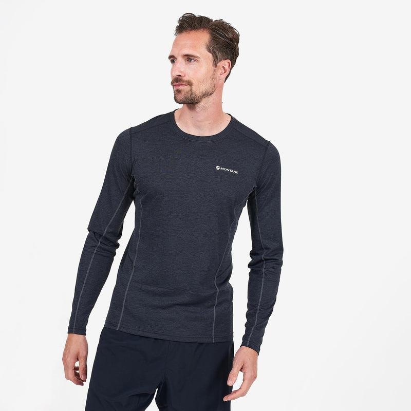 Black Men's Montane Dart Long Sleeve T Shirts | AJX6949YG