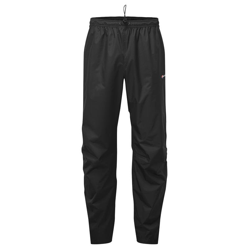 Black Men\'s Montane Dynamo Waterproof Pull-Over Trousers | MUL1087GQ