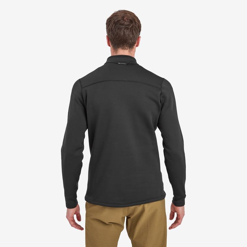 Black Men's Montane Fury Zip Pull-On Fleece | LKY1319YW