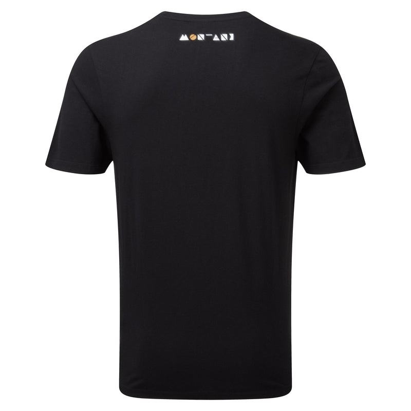 Black Men's Montane Geometry T Shirts | ORG7426GJ