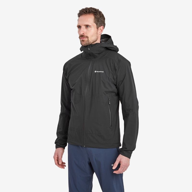 Black Men's Montane Minimus Lite Waterproof Jackets | UWK4969TL