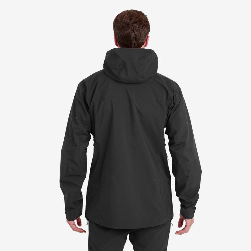 Black Men's Montane Phase XT Waterproof Jackets | KGF477GN