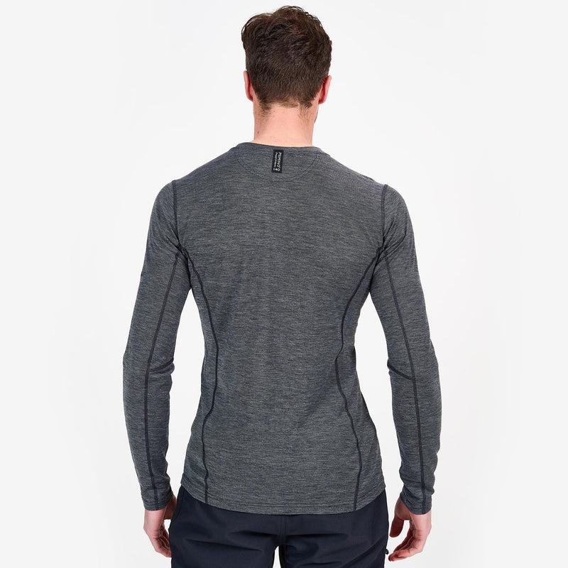 Black Men's Montane Primino 140 Long Sleeve T Shirts | DJV6352SB