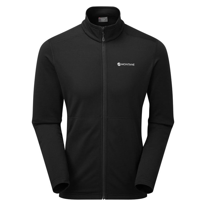 Black Men's Montane Protium Fleece Jackets | ULX2368HU