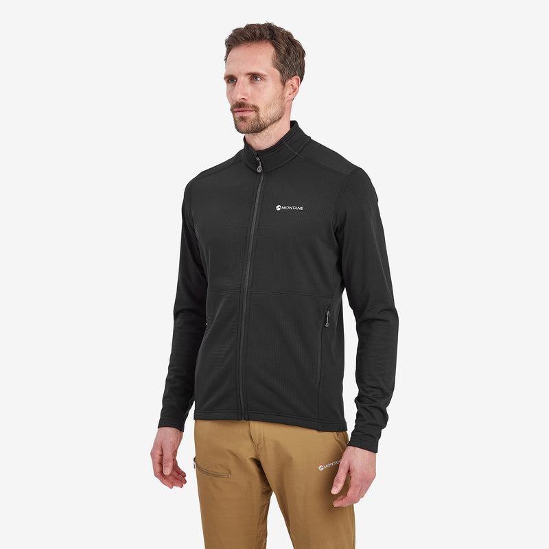 Black Men's Montane Protium Fleece Jackets | ULX2368HU