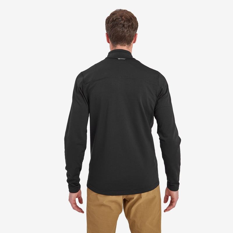 Black Men's Montane Protium Fleece Jackets | ULX2368HU