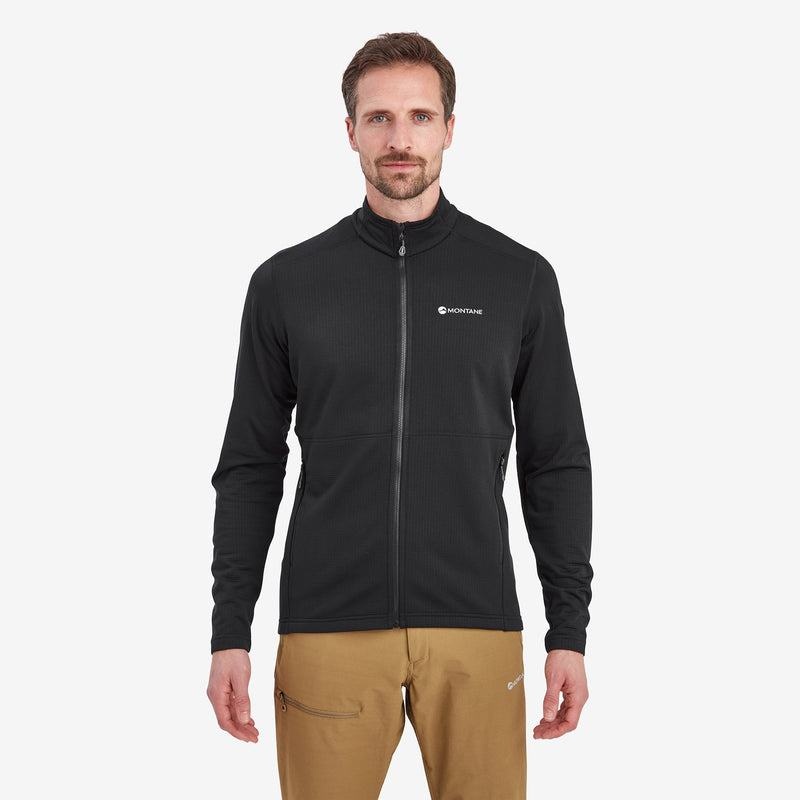 Black Men\'s Montane Protium Fleece Jackets | ULX2368HU