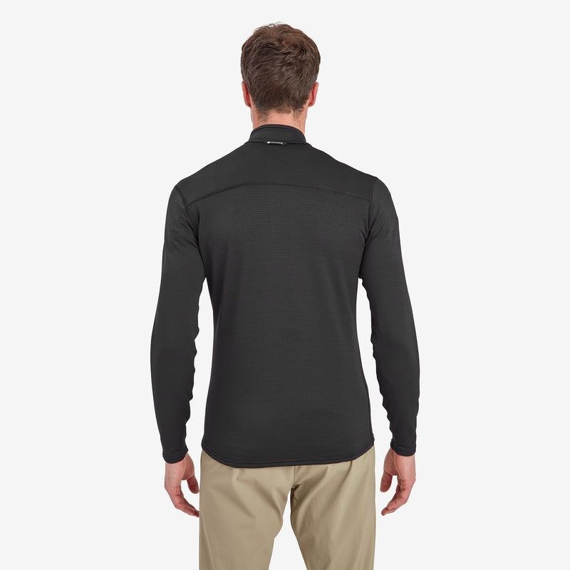 Black Men's Montane Protium Lite Pull On Fleece | LKF4188DI