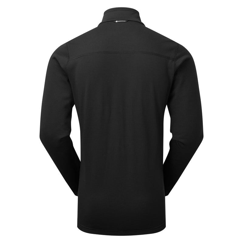 Black Men's Montane Protium Pull On Fleece | KYO5611PX