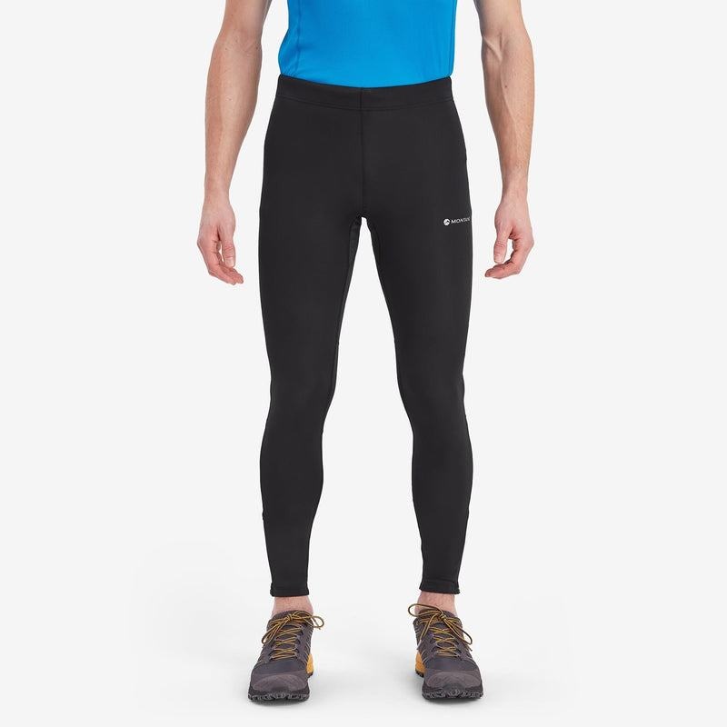 Black Men's Montane Slipstream Trail Running Leggings | AYR4416HJ