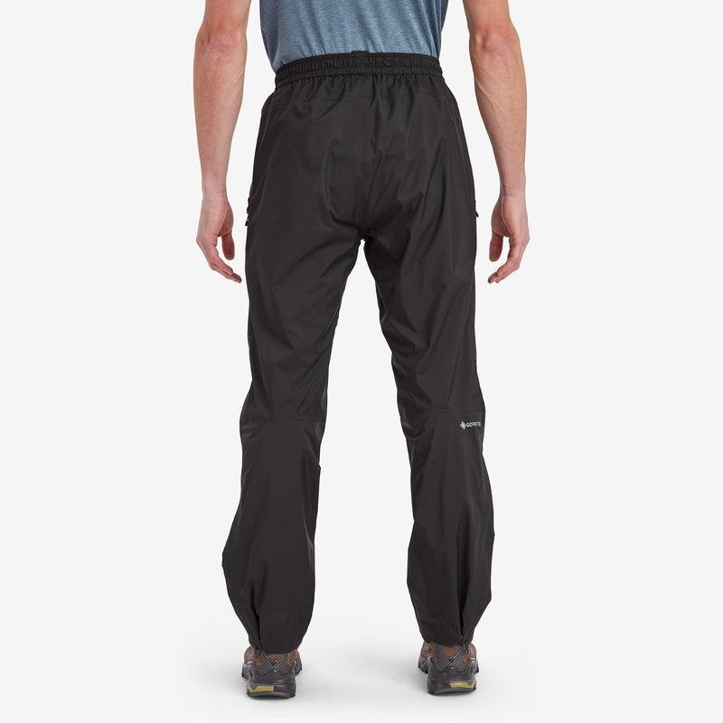 Black Men's Montane Spirit Lite Waterproof Trousers | MYB8017HI