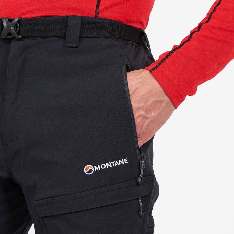 Black Men's Montane Super Terra Pants | MNI6073UB