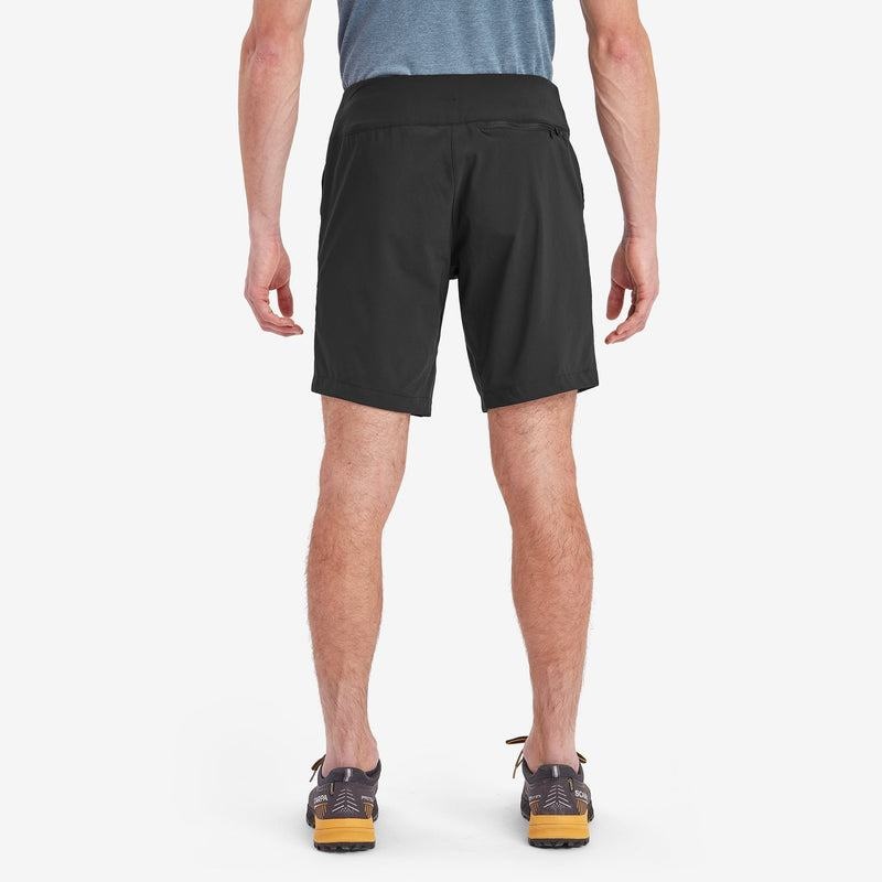 Black Men's Montane Tenacity Lite Shorts | HRO656TE