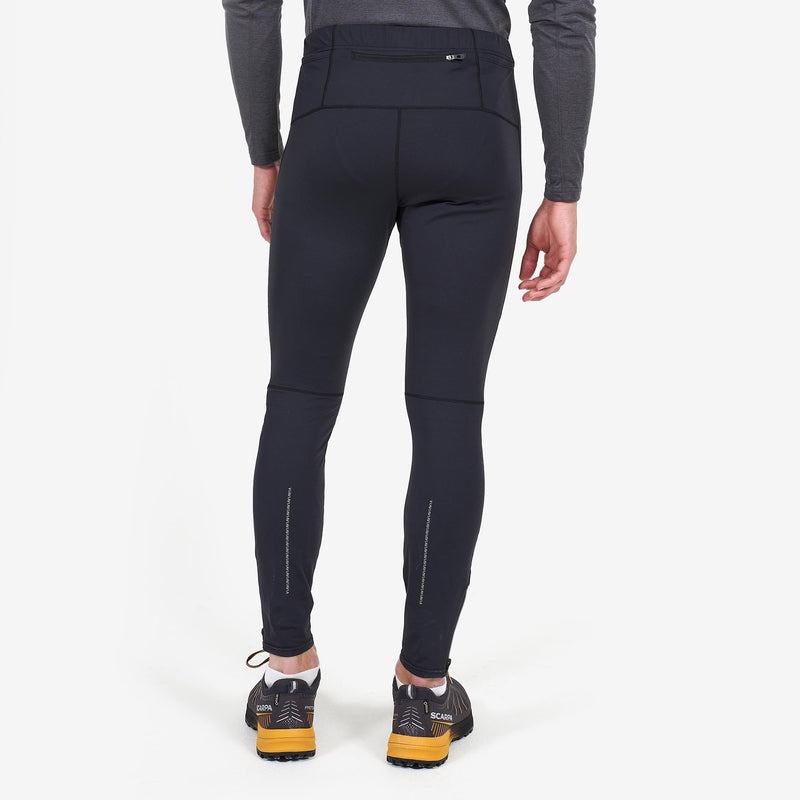 Black Men's Montane Thermal Trail Leggings | ADZ2094NM