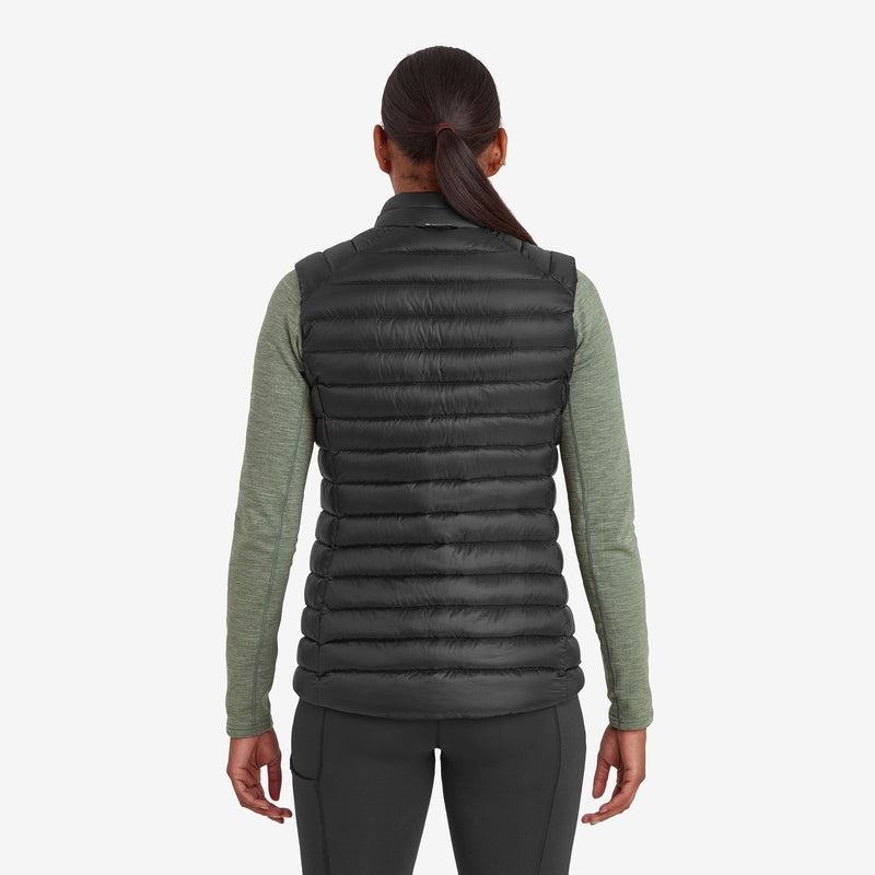 Black Women's Montane Anti-Freeze Down Vest | HHF2783MY