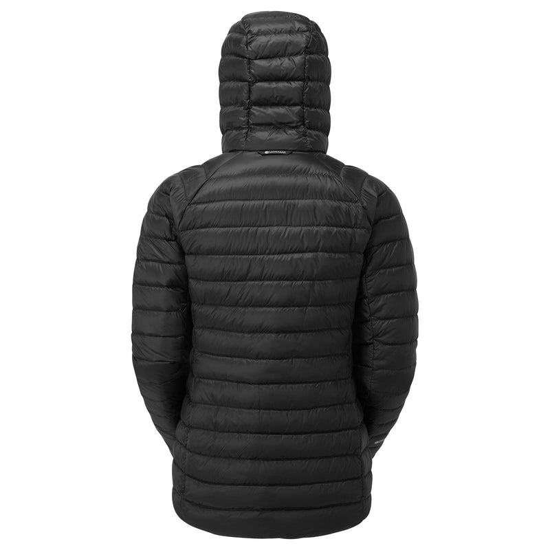 Black Women's Montane Anti-Freeze Hooded Down Jackets | IEA779ME